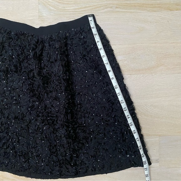 NWT FRENCH CONNECTION ROCHELLE RIBBON FLARED SKIRT - Picture 13 of 16